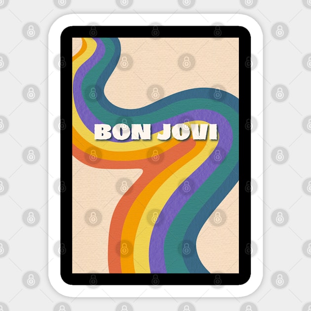 Bon Jovi Sticker by Zby'p